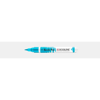Ecoline Brush Pen - Sky blue light 551 från Royal Talens - Blå penselpenna utan lock - Tidformera