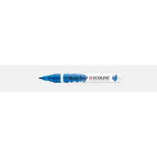 Ecoline Brush Pen - Ultramarine light 505 från Royal Talens - Blå penselpenna utan lock - Tidformera