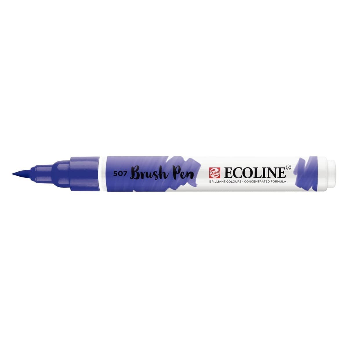Ecoline Brush Pen - Ultramarine violet 507 - Royal Talens - Tidformera