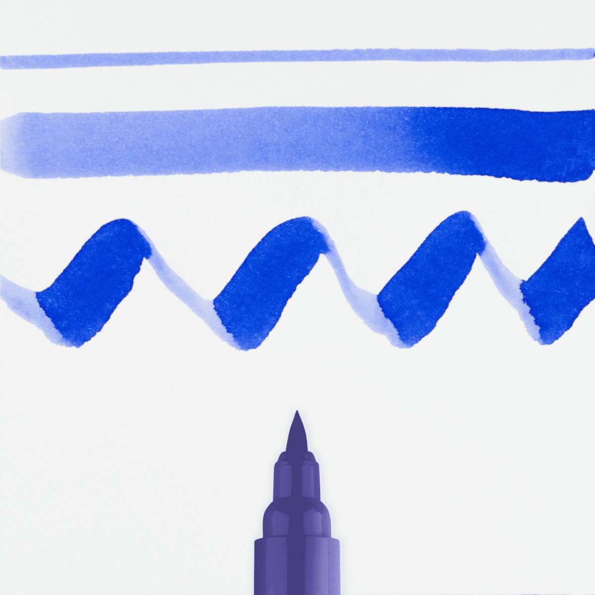 Ecoline Brush Pen - Ultramarine violet 507 - Royal Talens - Tidformera