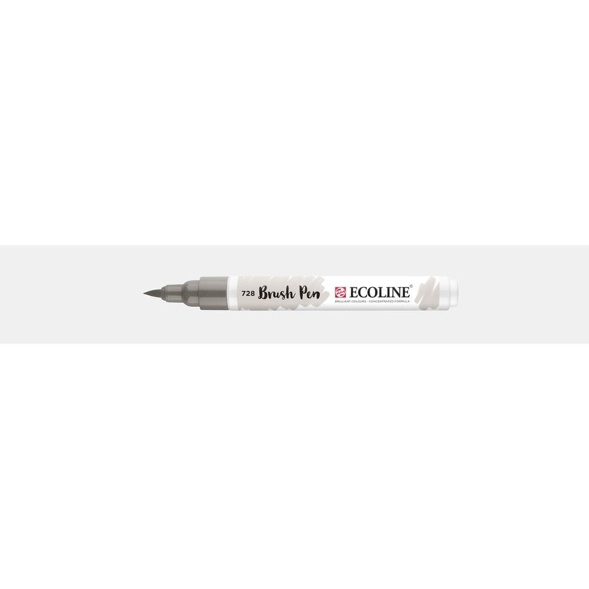 Ecoline Brush Pen - Warm grey light 728 - Royal Talens - Tidformera