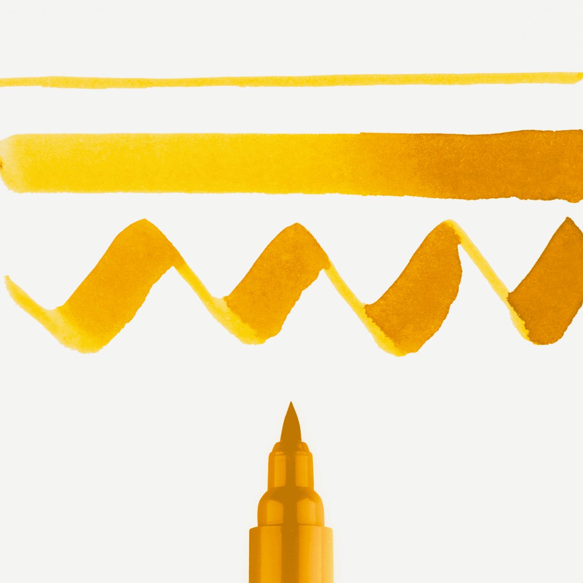 Ecoline Brush Pen - Yellow ochre 227 - Royal Talens - Tidformera