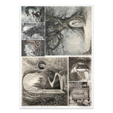 Rice paper set - A4 - Lost in a fairy tale
