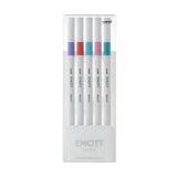 Emott ever fine Fineliner 5 - set - No: 5 Candy pop - 1 - Uni Mitsubishi Pencil - Tidformera