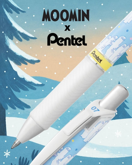 EnerGel Limited Edition - Mumin - Hattifnattar - 2 - Pentel - Tidformera