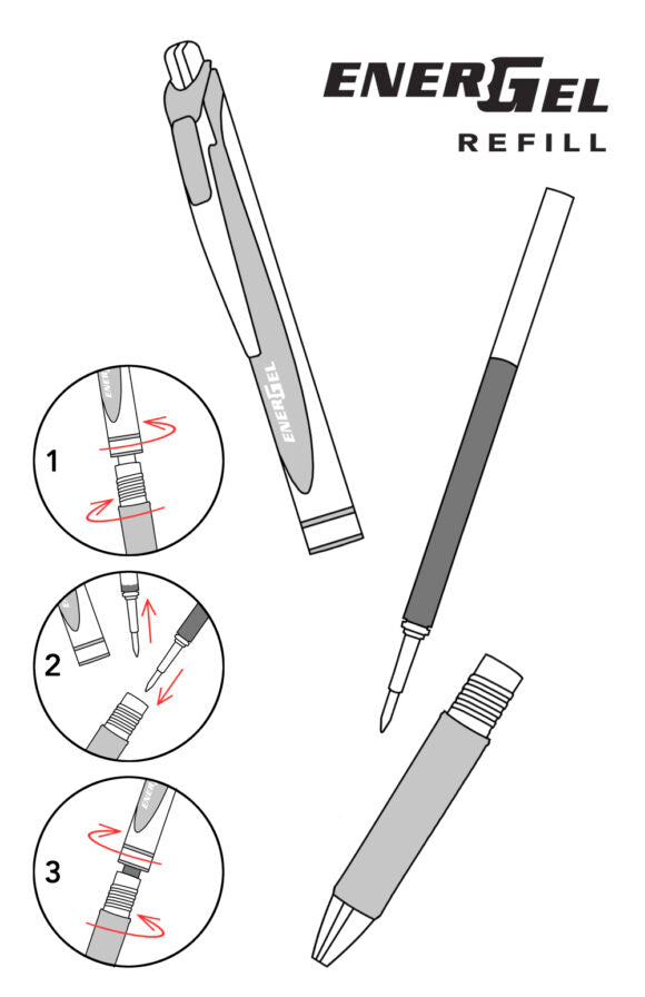 EnerGel 0,7 - Permanent - Black