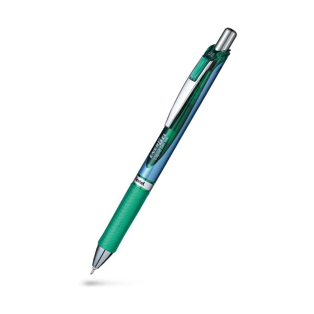 EnerGel Rollerballpenna 0,5 Needlepoint - Green - Pentel - Tidformera