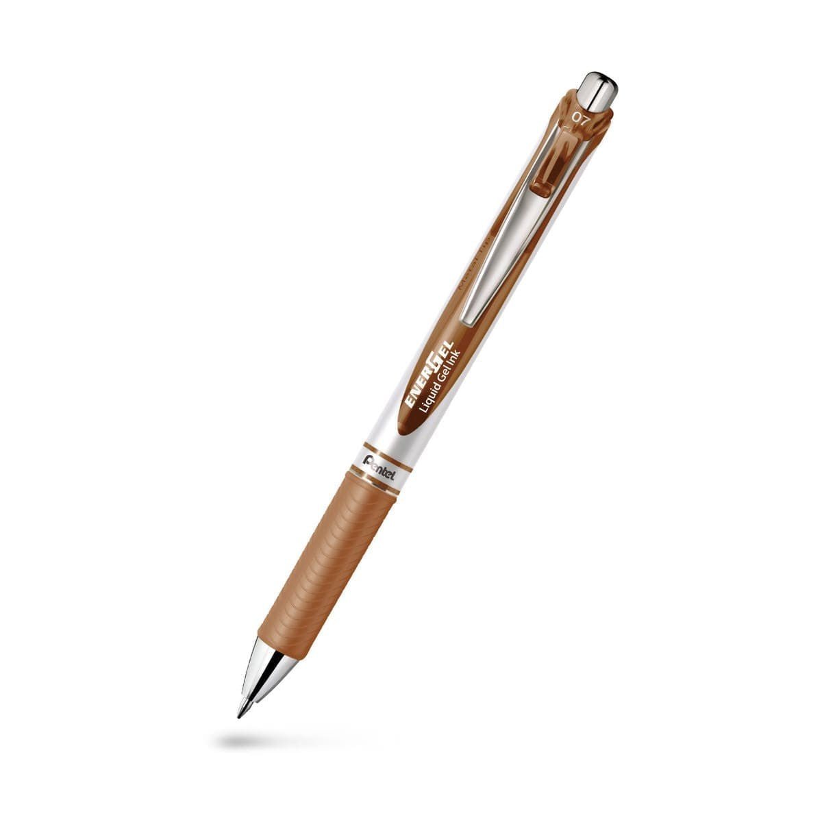 EnerGel Rollerballpenna 07 - Brown - Pentel - Tidformera