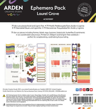 Ephemera Pack - Laurel Grove - 1 - Arden Creative Studio - Tidformera