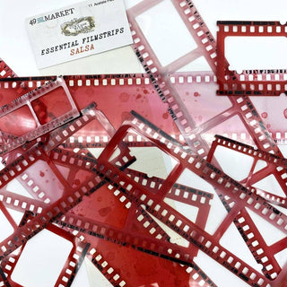 Röda Essential filmstrips - Salsa - från 49 and Market - Tidformera