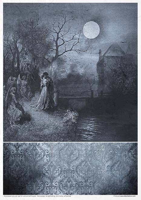 Rice paper set - A4 - Secrets - Gothic Stories