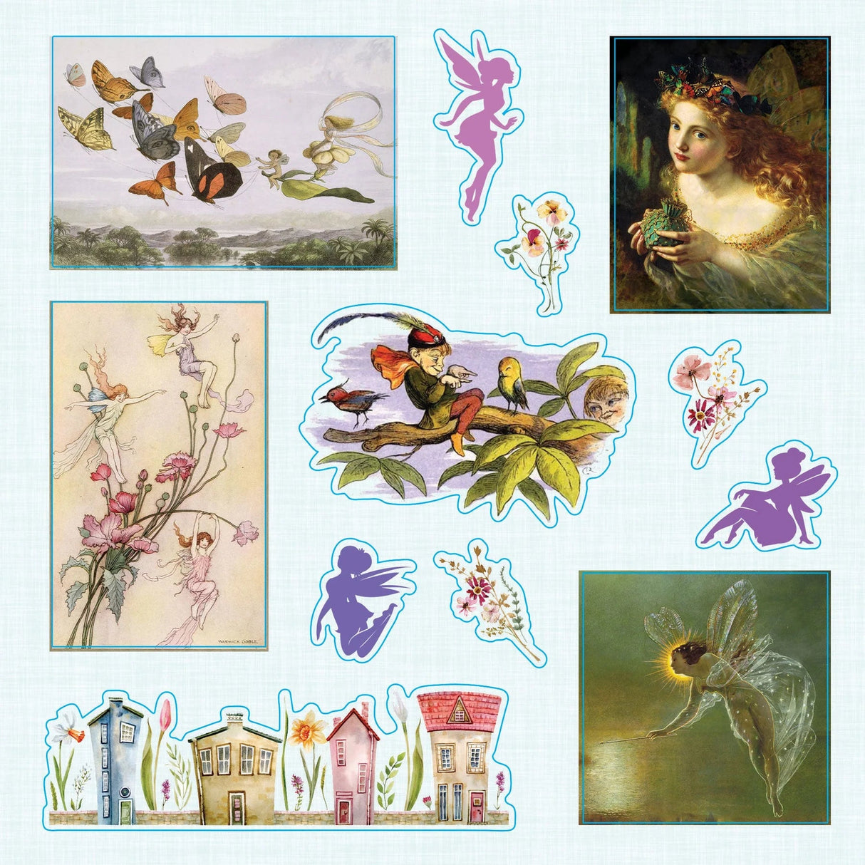 Faerie Kingdom - An enchanting ephemeral sticker book - 9 - Peter Pauper Press - Tidformera