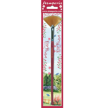 Fan point brush Size 4 - 1 - Stamperia - Tidformera