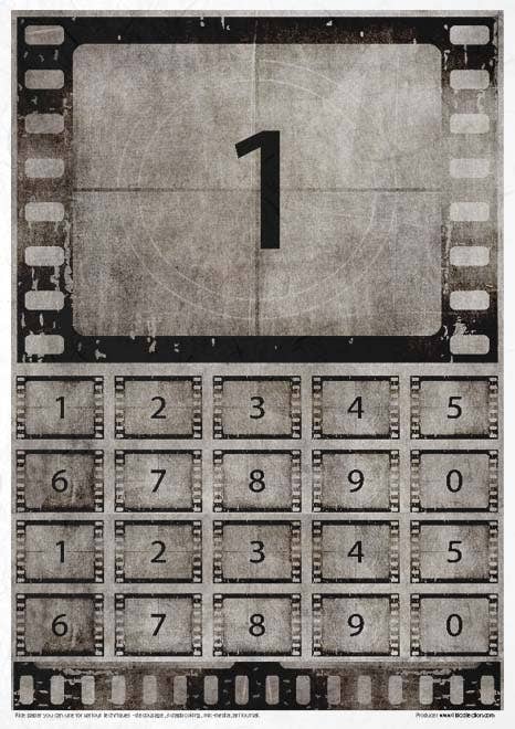 Rice paper set - A4 - Magic of cinema