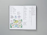 Field Notebook Sketch Book Rutat - Greyish Blue - 3 - Kokuyo - Tidformera