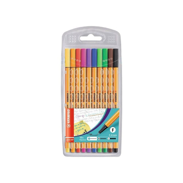 Fineliner Point 88 10 - pack - 1 - Stabilo - Tidformera