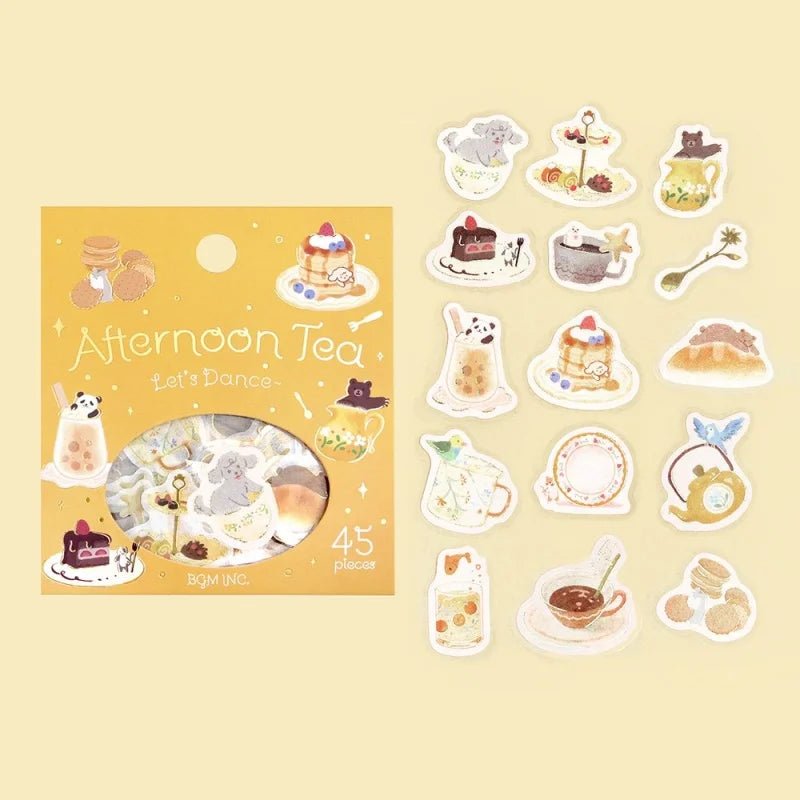 Flake stickers - Afternoon Tea Party - Let's Dance - 2 - BGM - Tidformera