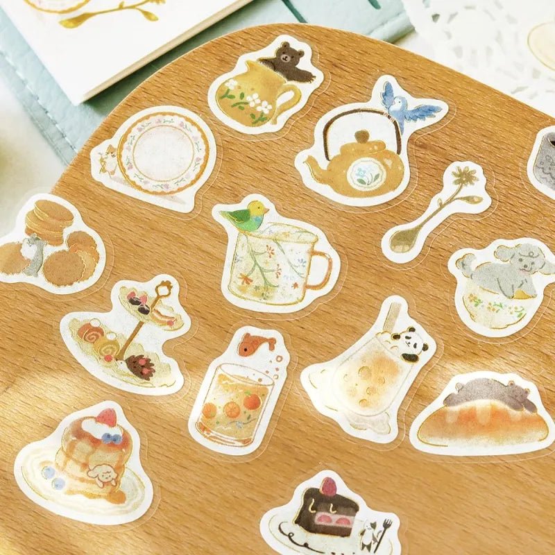 Flake stickers - Afternoon Tea Party - Let's Dance - 3 - BGM - Tidformera