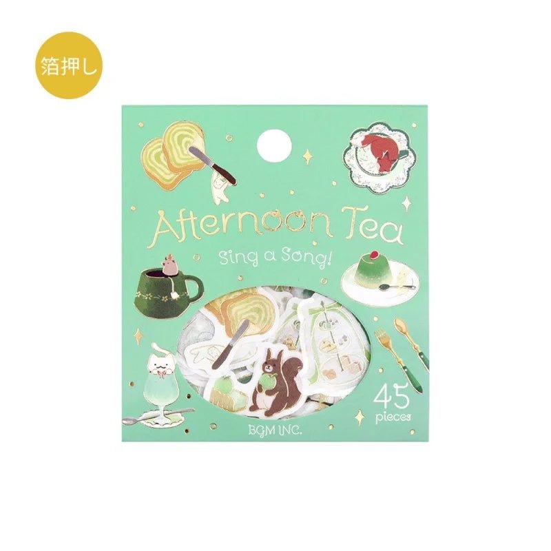 Flake stickers - Afternoon Tea Party - Sing a song - 1 - BGM - Tidformera