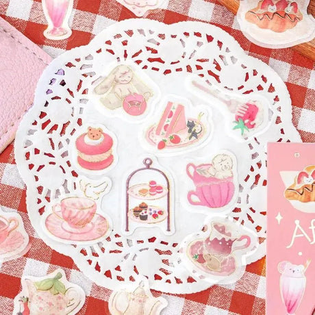 Flake stickers - Afternoon Tea Party - So Yummy - 3 - BGM - Tidformera