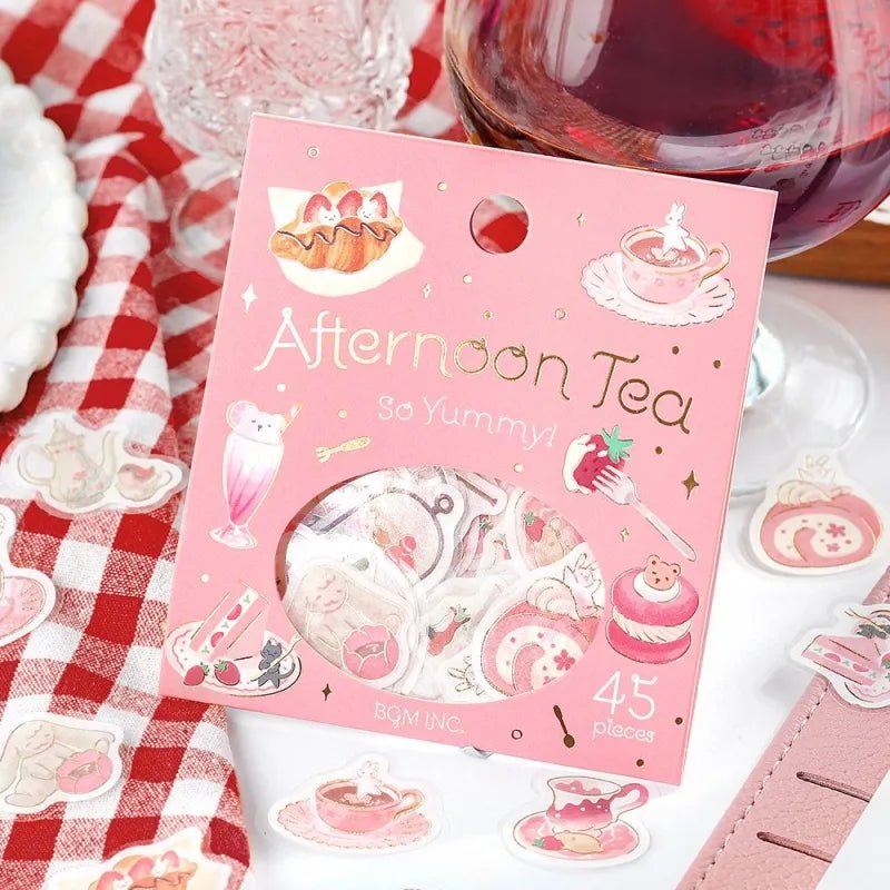 Flake stickers - Afternoon Tea Party - So Yummy - 5 - BGM - Tidformera