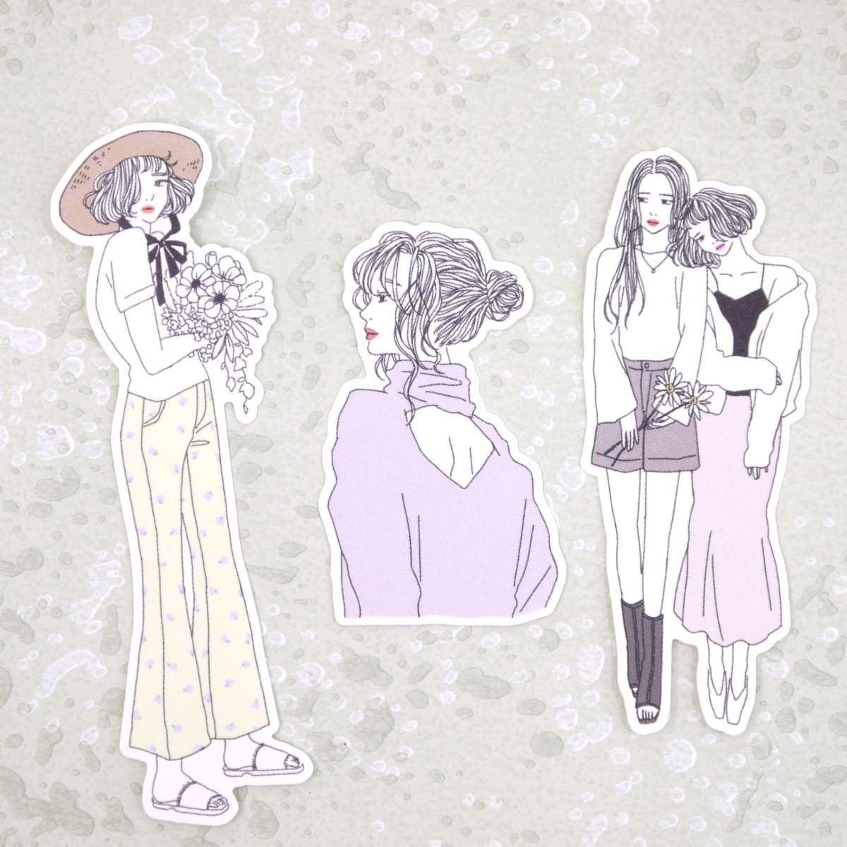 Flake stickers Amie - Ennui girl - 3 - Mind Wave - Tidformera