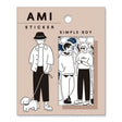 Flake stickers Amie - Simple boy - 1 - Mind Wave - Tidformera