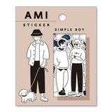 Flake stickers Amie - Simple boy - 1 - Mind Wave - Tidformera