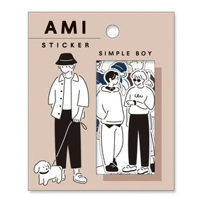 Flake stickers Amie - Simple boy - 1 - Mind Wave - Tidformera