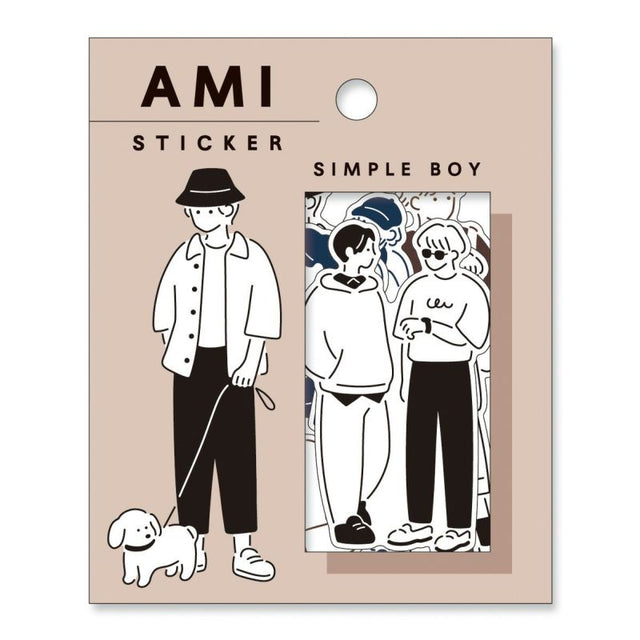 Flake stickers Amie - Simple boy - 1 - Mind Wave - Tidformera