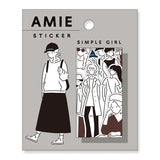 Flake stickers Amie - Simple girl - 1 - Mind Wave - Tidformera