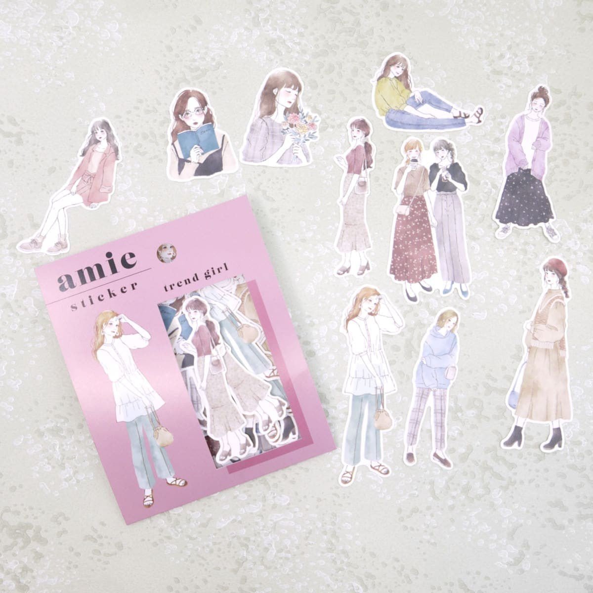 Flake stickers Amie - Trend girl - 1 - Mind Wave - Tidformera