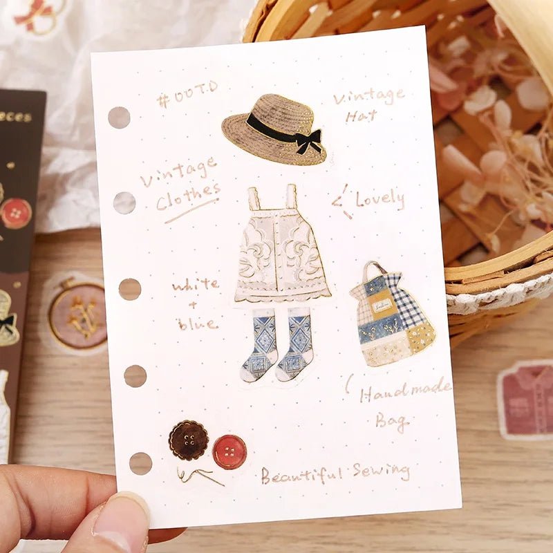 Flake stickers Aozora Flea Market - Vintage Clothing Store - 4 - BGM - Tidformera