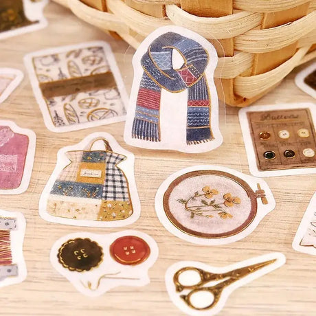 Flake stickers Aozora Flea Market - Vintage Clothing Store - 3 - BGM - Tidformera