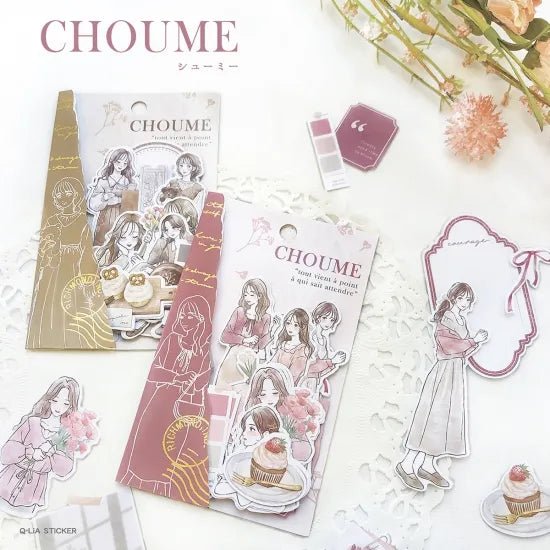 Flake stickers CHOUME - Crocus - 3 - Q - LiA - Tidformera