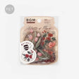 Flake stickers Clear Flower blooms in a bottle - Crimson - BGM - Tidformera