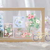 Flake stickers Clear Garden Post Office - Cut Flowers - BGM - Tidformera