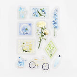 Flake stickers Clear Garden Post Office - Cut Flowers - BGM - Tidformera