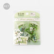 Flake stickers Clear Garden Post Office - Green - BGM - Tidformera