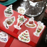 Flake stickers - Coffee a la mode - Santa - BGM - Tidformera