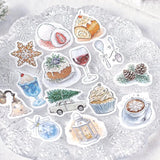 Flake stickers Coffee a la mode - Winter only - BGM - Tidformera