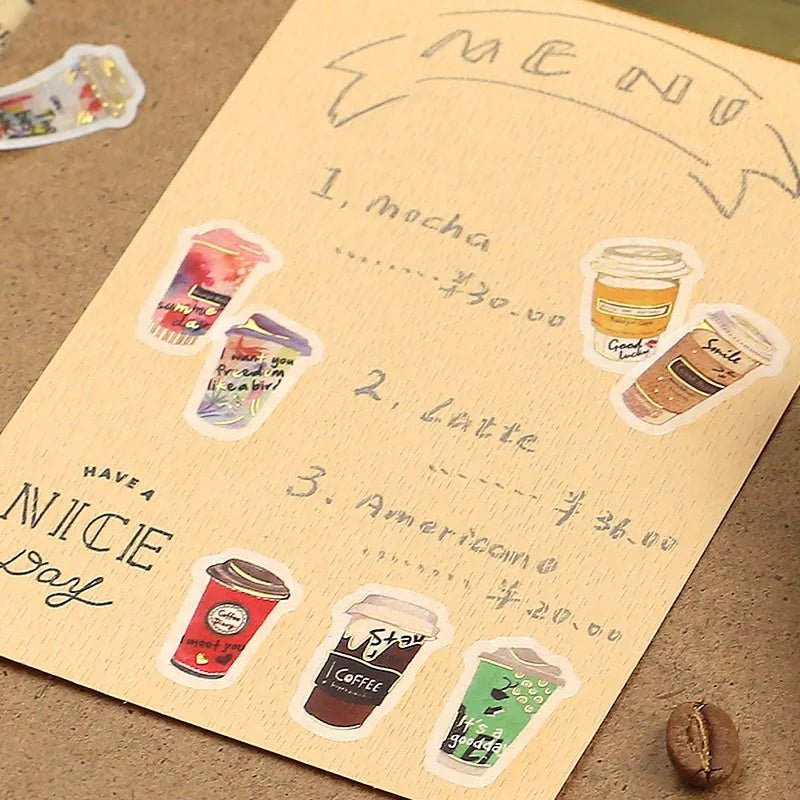 Flake stickers Coffee vending machine - BGM - Tidformera