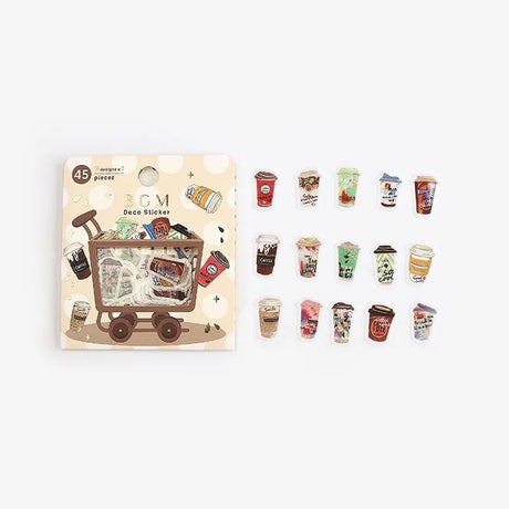 Flake stickers Coffee vending machine - BGM - Tidformera