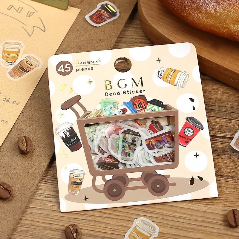 Flake stickers Coffee vending machine - BGM - Tidformera