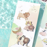 Flake stickers - Constellations - Leo & Virgo & Libra - 7 - BGM - Tidformera