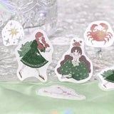 Flake stickers - Constellations - Taurus, Gemini & Cancer - 4 - BGM - Tidformera