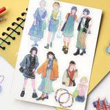 Flake stickers Coordinate - Cherie - Harajuku - BGM - Tidformera