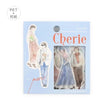 Flake stickers Coordinate - Cherie - Paris - BGM - Tidformera