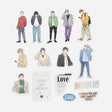 Flake stickers Coordinate Concept - Men - BGM - Tidformera