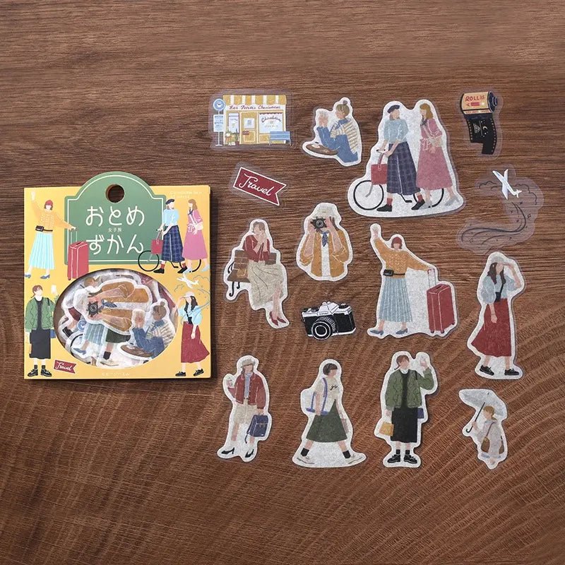 Flake stickers Coordinate - Otome Zukan - Girl's Journey - BGM - Tidformera